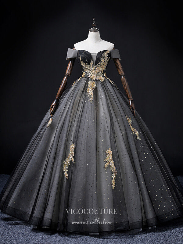 Black Lace Applique Quinceanera Dresses Off the Shoulder Princess Dresses 21363 Custom Colors / US8 Black Lace Applique Quinceanera Dresses Off the Shoulder Princess Dresses 21363 Custom Colors / US8