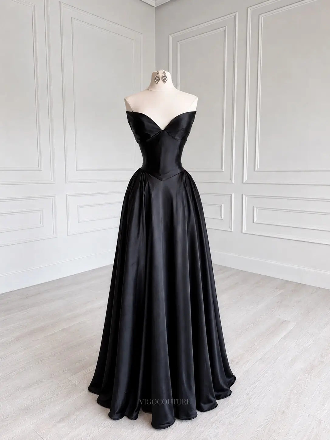 basque waist dress black Satin A-Line Prom with Strapless Sweetheart Corset and it provides a regular Size:41 Wedding gown sequin evening gown Elegant Black and Pink