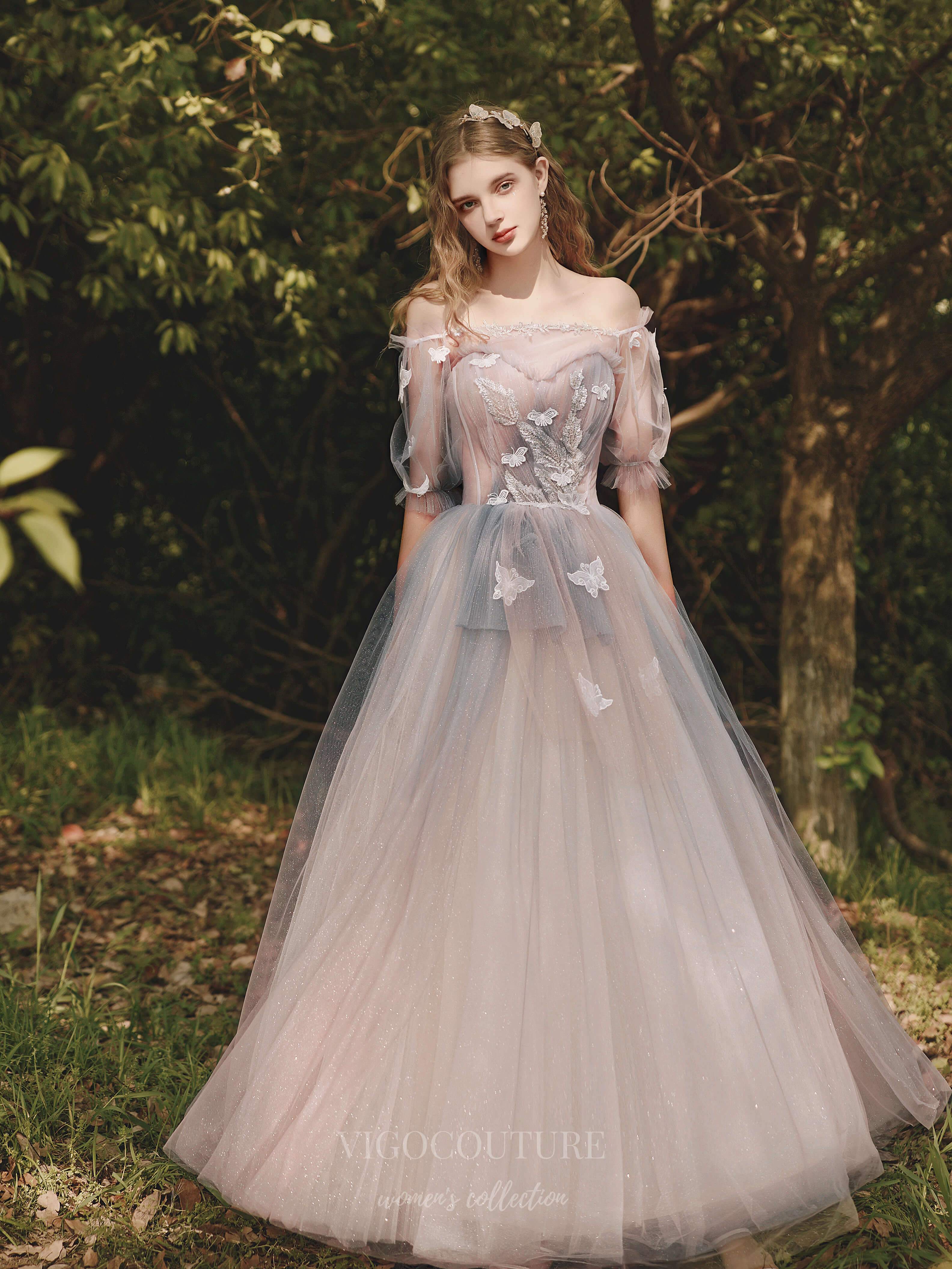 Wedding Dress Enchanted Gown For Prom Enchanted Forest Prom Dress With Sleeves Blush Off The Shoulder Wedding Dress Enchanted Gown For Prom Enchanted Forest Prom Dress With Sleeves Blush Off The Shoulder