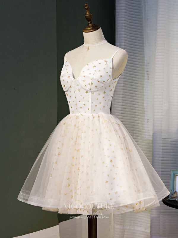 white christmas dresses Champagne Starry Homecoming Dresses Spaghetti Strap Dama Dresses Hc094 Champagne / US4 white christmas dresses Champagne Starry Homecoming Dresses Spaghetti Strap Dama Dresses Hc094 Champagne / US4