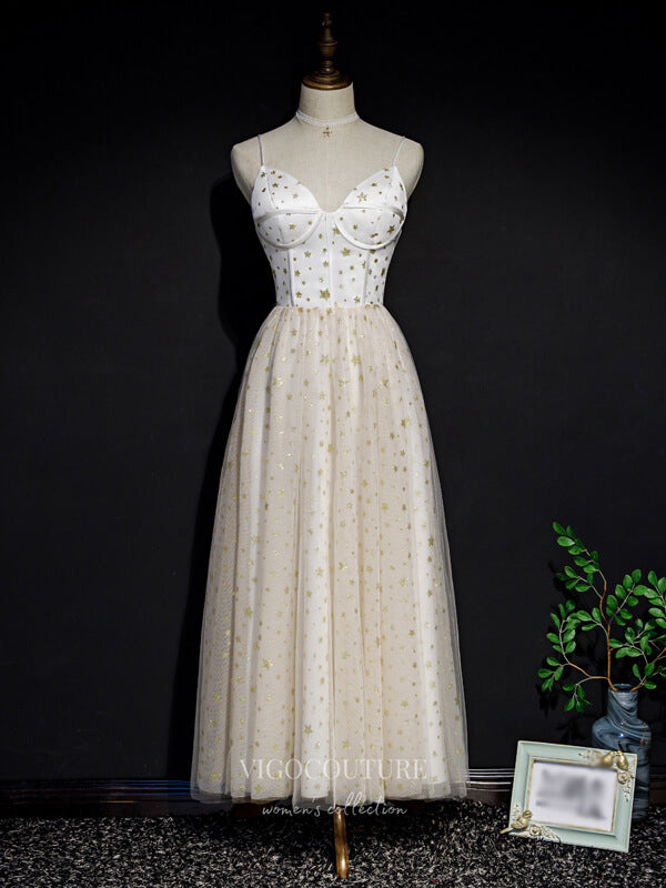 Champagne Starry Homecoming Dresses Spaghetti Strap Maxi Dresses hc094 Custom Colors / US10 Champagne Starry Homecoming Dresses Spaghetti Strap Maxi Dresses hc094 Custom Colors / US10