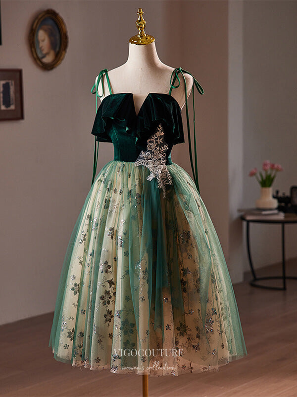 Green Sparkly Lace Homecoming Dress Spaghetti Strap Graduation Dress Hc343 Custom Colors / US16 Green Sparkly Lace Homecoming Dress Spaghetti Strap Graduation Dress Hc343 Custom Colors / US16