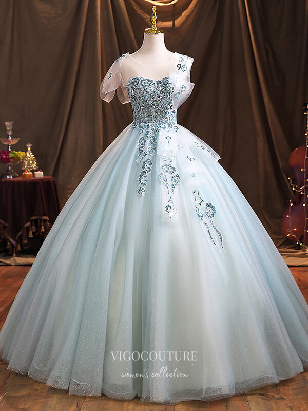Light Blue Lace Applique Quinceanera Dresses Sparkly Tulle Sweet 15 Dresses 21374 Light Blue / 22W Light Blue Lace Applique Quinceanera Dresses Sparkly Tulle Sweet 15 Dresses 21374 Light Blue / 22W