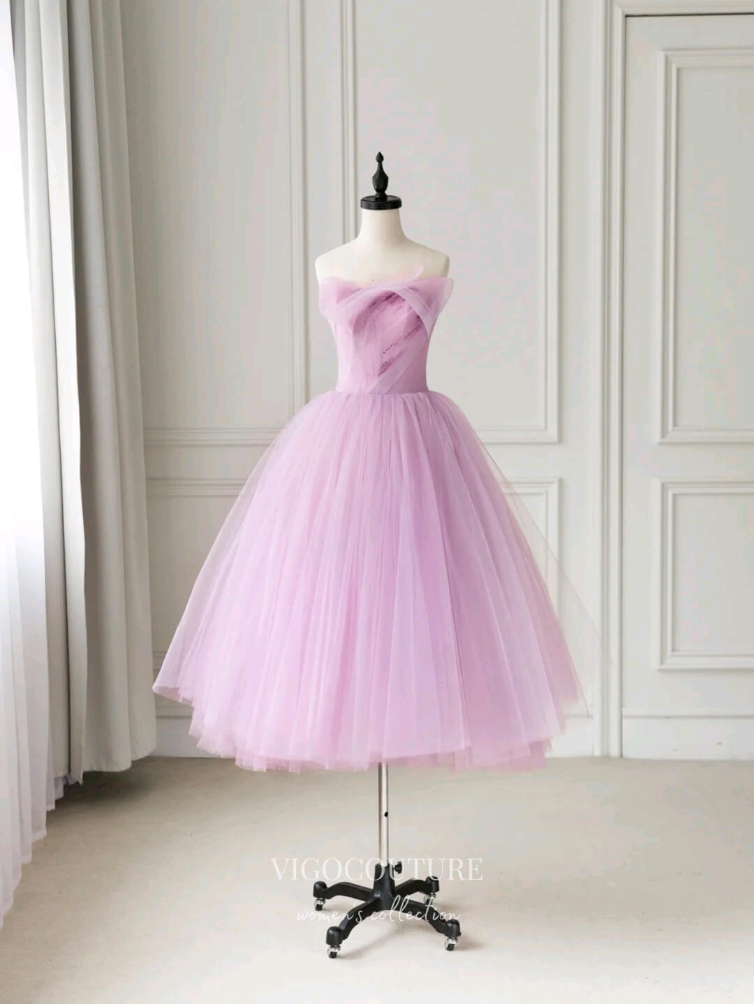 Lilac Strapless Homecoming Dresses Beaded Prom Dresses 21169 vigocouture Lilac Strapless Homecoming Dresses Beaded Prom Dresses 21169 vigocouture