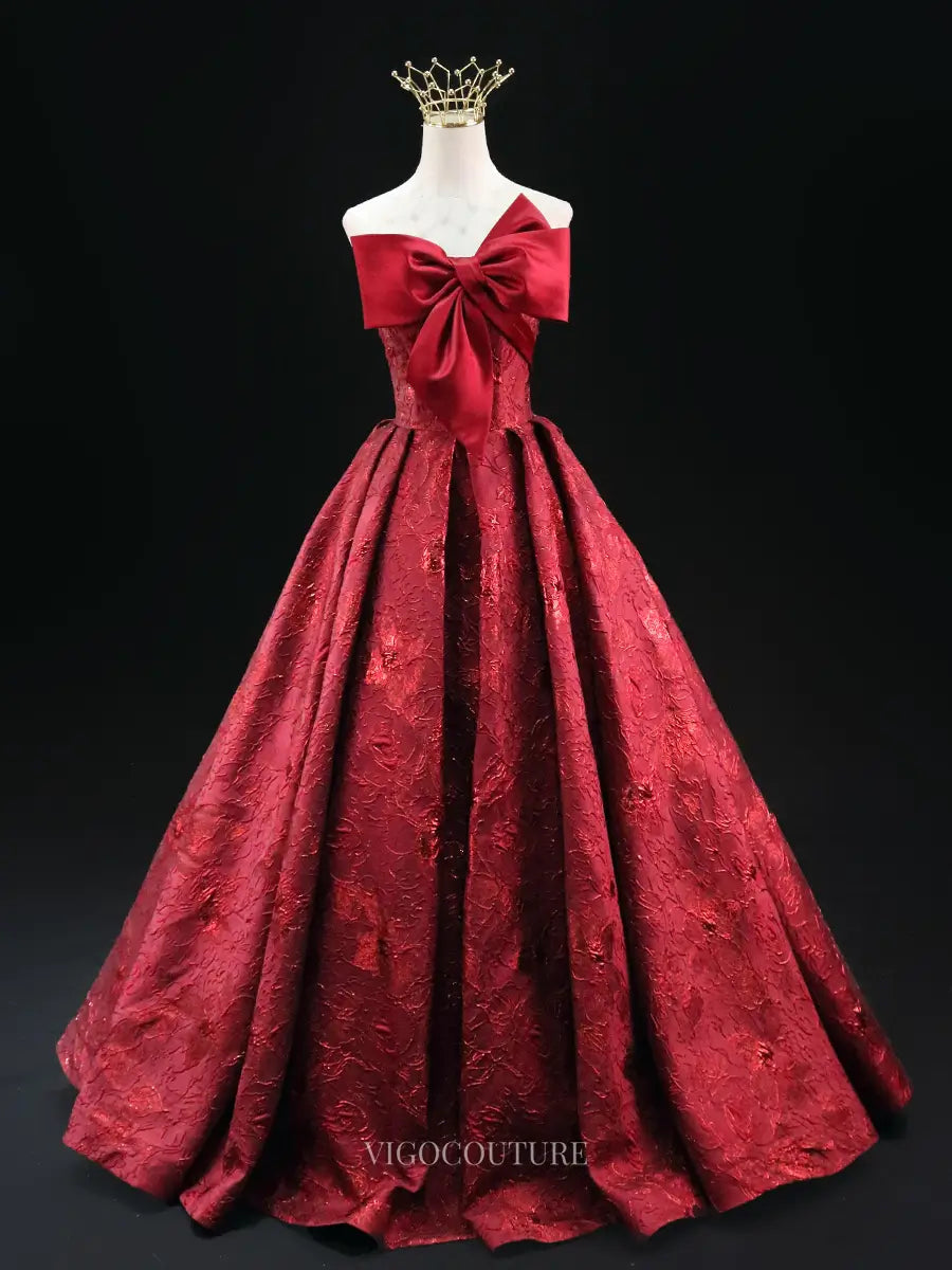 red big prom dress Charming Straps V-neck Red Bodice Prom Dress Evening Gown with Slit
