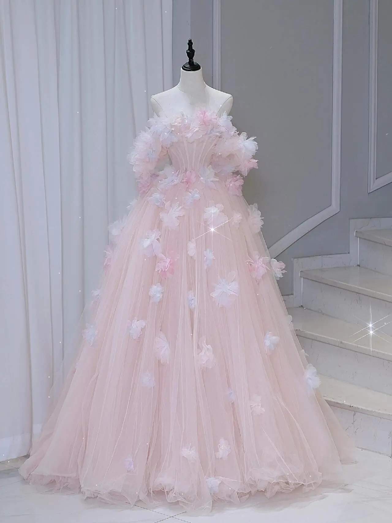 white pink quinceanera dresses PR12275 Princesa Quinceaera Dress Ivory/Hot Pink / 00