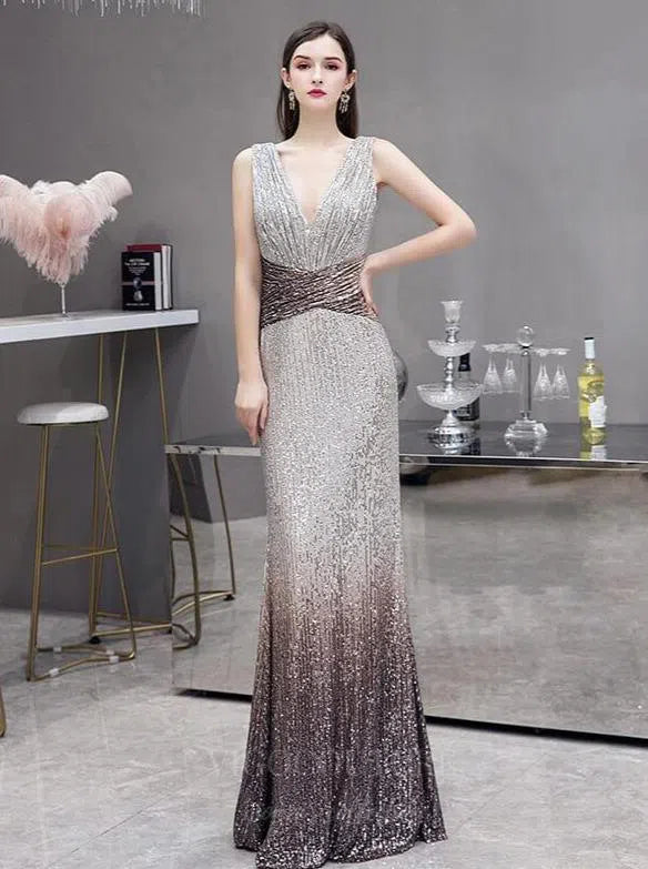 Sequin Ombre Mermaid Prom Dress 20162 Ombre / Custom Size Sequin Ombre Mermaid Prom Dress 20162 Ombre / Custom Size