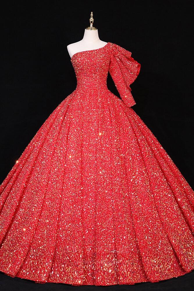 red sequin dress size 16 Plus Size - Mini Sequin Skater Dress