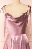 vigocouture-Satin Spaghetti Strap Prom Dress 20577-Prom Dresses-vigocouture-