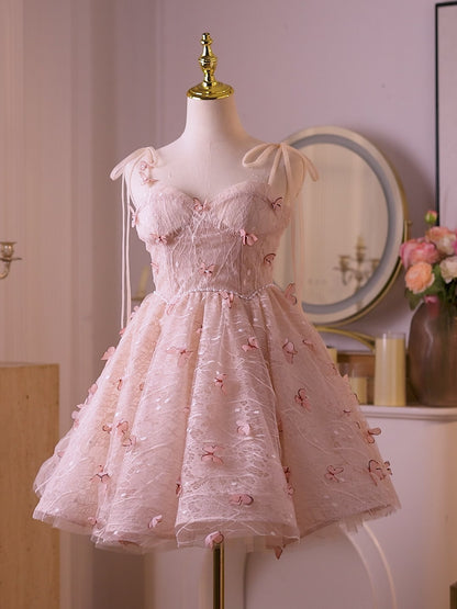 Vestido de fiesta ajustado con escote en V y apliques de encaje azul hc414 