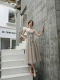 Prom Dress 2025 Beaded Floral Maxi Dress Prom Dress 20208-unique elegant Prom Dresses-Champagne-US2-vigocouture