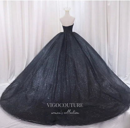 ballgown formal women's black strapless wedding dress Sweetheart Satin Tulle Court Ball Gown night elegance Zapaka Women's Black Strapless Beading