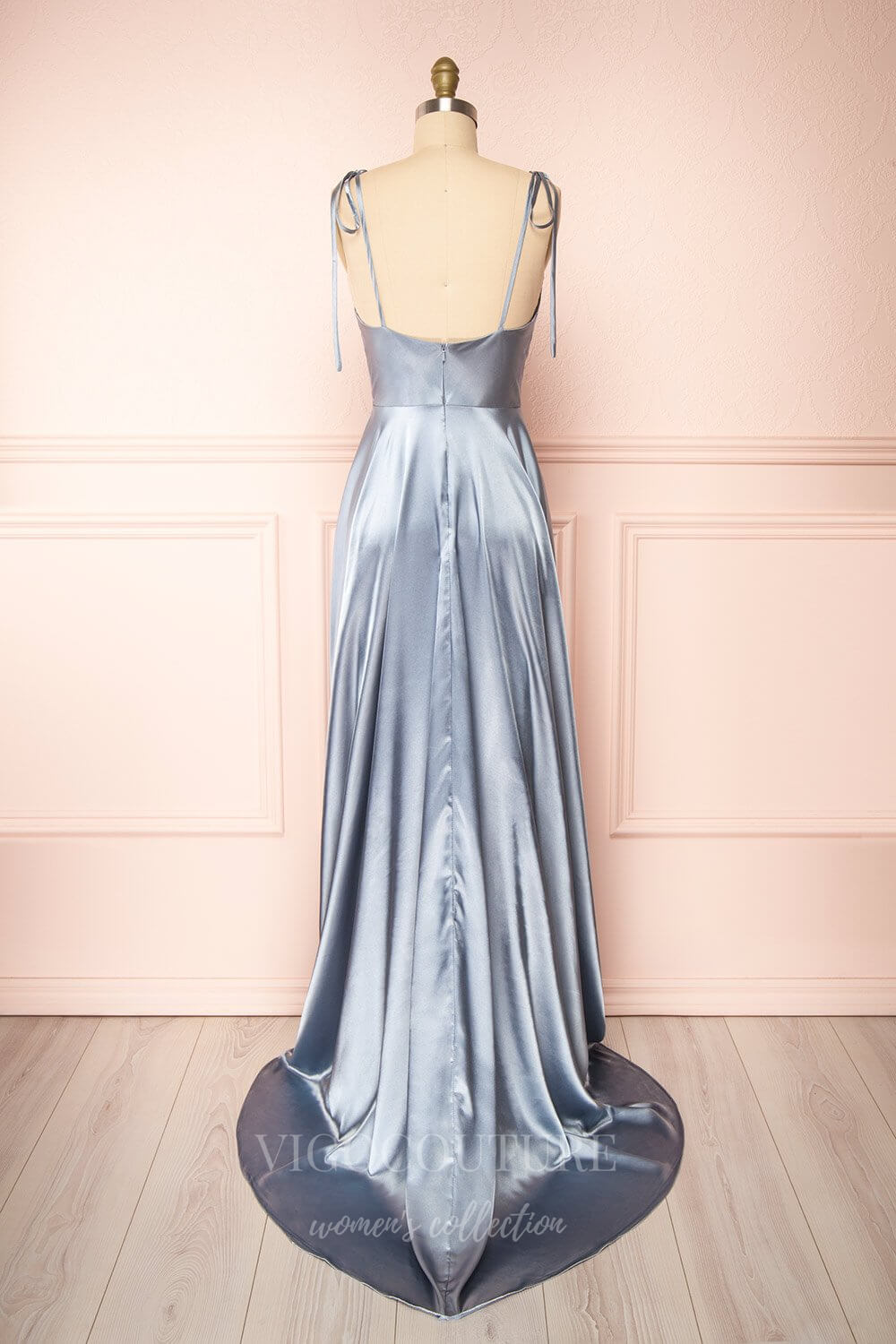 Prom Dress 2025 Blue Spaghetti Strap Prom Dress 20579-unique elegant Prom Dresses-Blue-US2-vigocouture