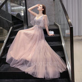 Prom Dress 2025 Blush A-line Beaded Prom Dresses 20085-unique elegant Prom Dresses-Blush-US2-vigocouture