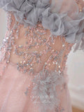 Prom Dress 2025 Blush Beaded Prom Dresses Strapless Formal Dresses 21159-unique elegant Prom Dresses-Blush-Custom Size-vigocouture