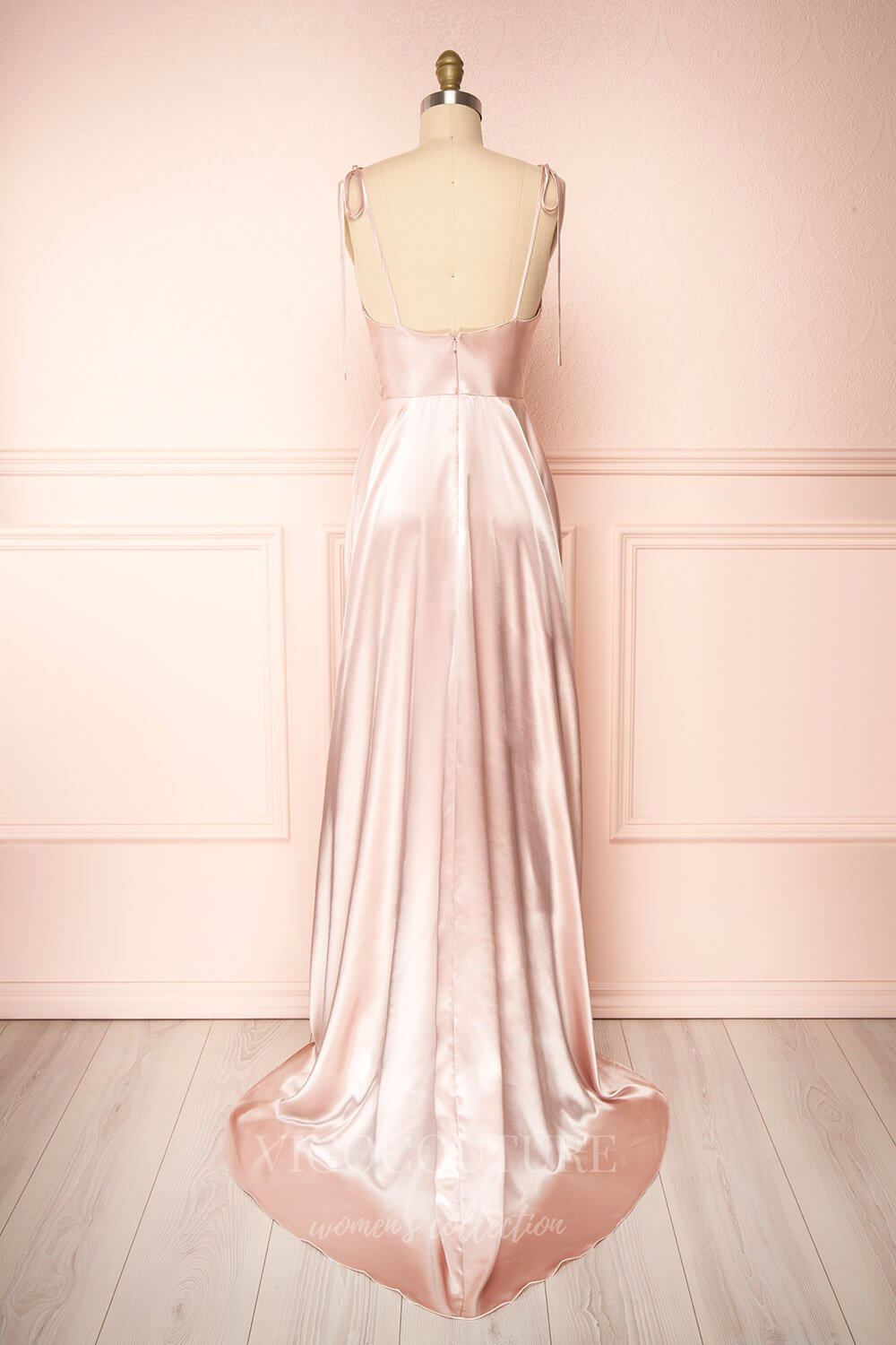 Prom Dress 2025 Blush Spaghetti Strap Prom Dress 20575-unique elegant Prom Dresses-Blush-US2-vigocouture