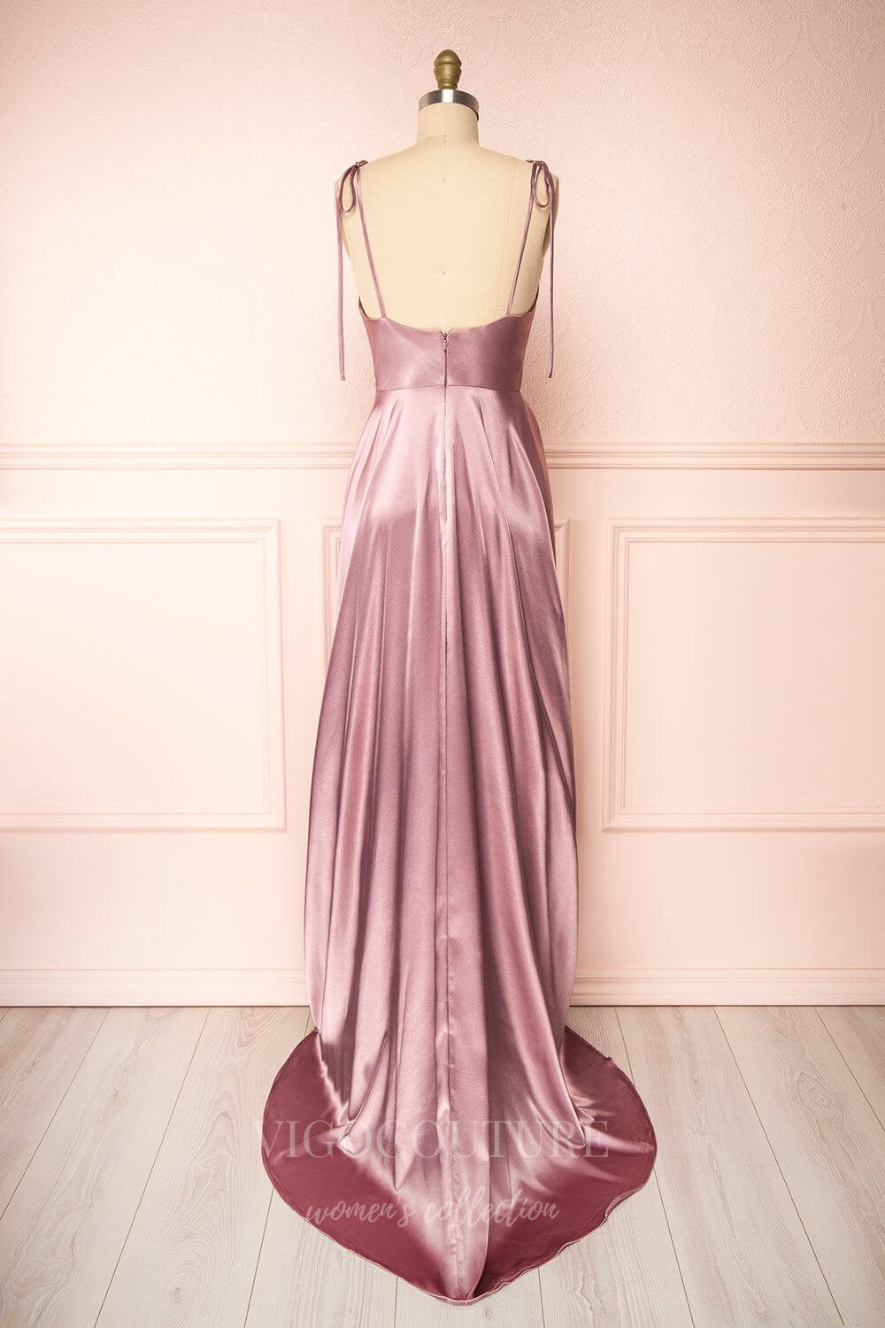 Prom Dress 2025 Blush Spaghetti Strap Prom Dress 20575-unique elegant Prom Dresses-Blush-US2-vigocouture