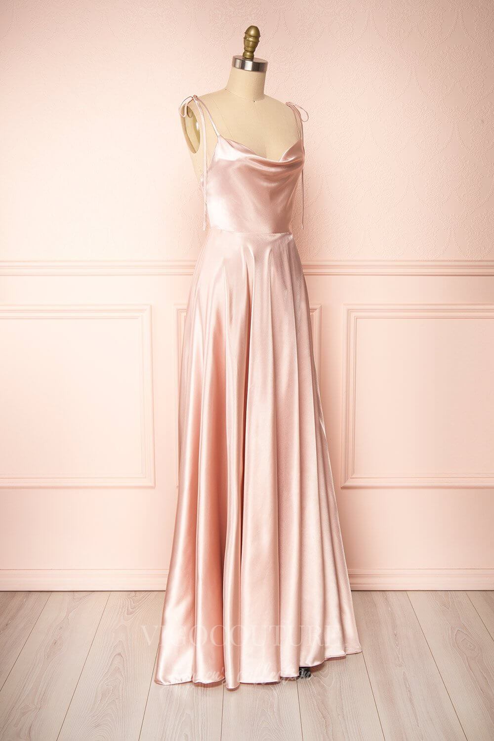 Prom Dress 2025 Blush Spaghetti Strap Prom Dress 20575-unique elegant Prom Dresses-Blush-US2-vigocouture