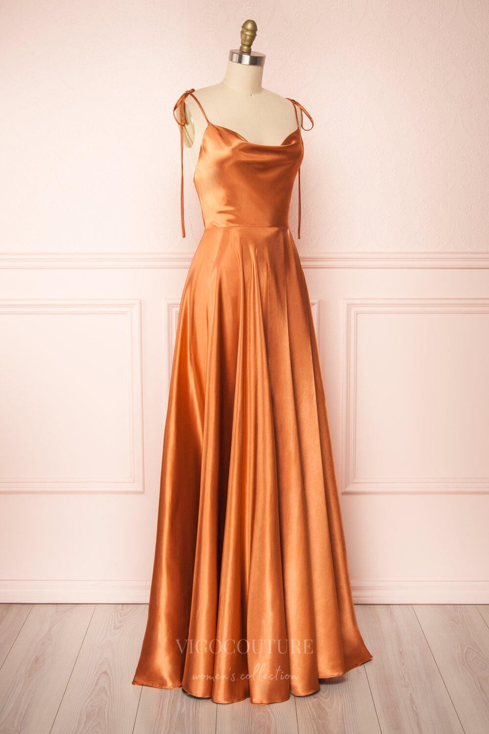 Prom Dress 2025 Blush Spaghetti Strap Prom Dress 20575-unique elegant Prom Dresses-Blush-US2-vigocouture