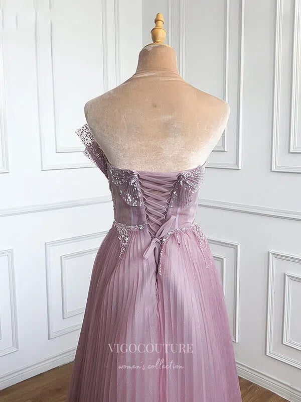 Prom Dress 2025 Blush Strapless Prom Dresses Beaded Evening Dresses 21249-unique elegant Prom Dresses-Blush-US2-vigocouture