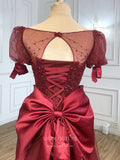 Prom Dress 2025 Burgundy Beaded Prom Dresses Bow-Tie Evening Dresses 21260-unique elegant Prom Dresses-Burgundy-US2-vigocouture