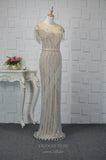 Prom Dress 2025 Champagne Beaded Mermaid Prom Dresses 20757-unique elegant Prom Dresses-Champagne-US2-vigocouture