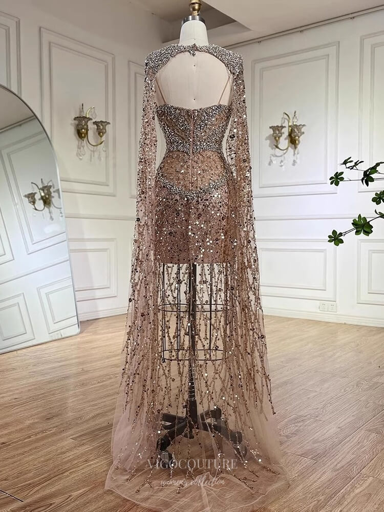 champagne beaded mermaid dress Jovani 42229 Long Fitted Beaded Mermaid Prom Dress The Dress Outlet