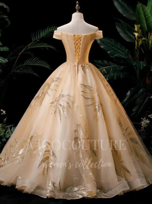 Champagne Off The Shoulder Quinceaera Dresses Lace Applique Ball Gown 20467 Custom Colors / US26W Champagne Off The Shoulder Quinceaera Dresses Lace Applique Ball Gown 20467 Custom Colors / US26W