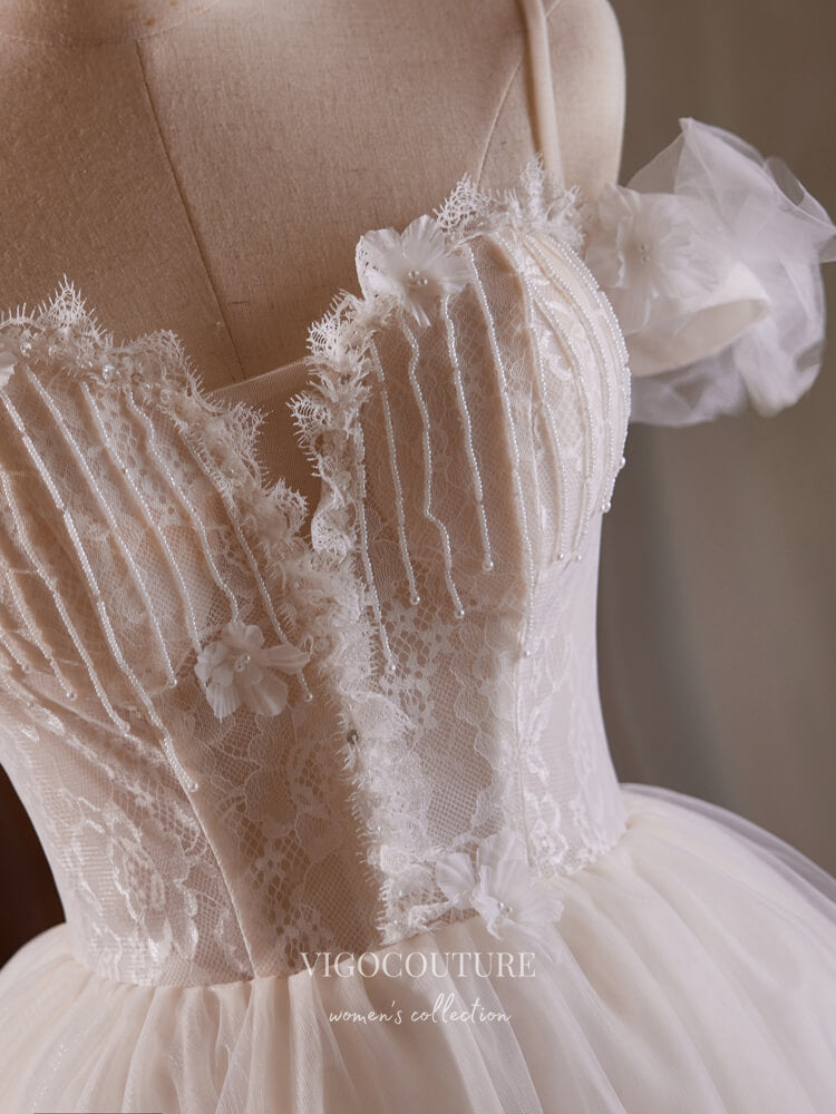 graduation dress pearls Short Sleeve White Homecoming Dresses For Girls 2025 Square Neckline Hand Made Flowers Pearls Puffy Graduation Dresses White Prom Dresses