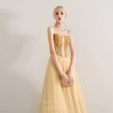 Prom Dress 2025 Champagne Strapless Prom Dress 20700-unique elegant Prom Dresses-Champagne-US2-vigocouture