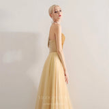 Prom Dress 2025 Champagne Strapless Prom Dress 20700-unique elegant Prom Dresses-Champagne-US2-vigocouture