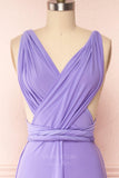 Prom Dress 2025 Convertible Bridesmaid Dress Stretchable Woven Dress Pleated Prom Dress Multiway Dress 20860-Lavender-unique elegant Prom Dresses-Lavender-US2-vigocouture