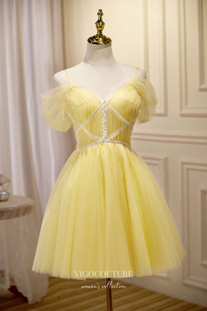 Cute Lace Applique Hoco Dresses Spaghetti Strap Homecoming Dresses hc2 vigocouture Cute Lace Applique Hoco Dresses Spaghetti Strap Homecoming Dresses hc2 vigocouture