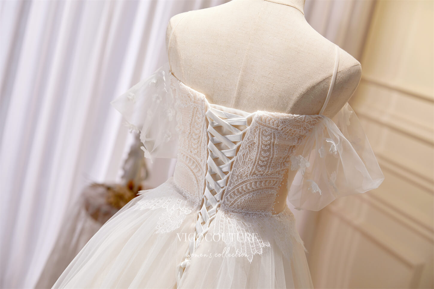 Cute Spaghetti Strap Formal Dresses Lace Applique Prom Dresses 21607 Ivory / US10 Cute Spaghetti Strap Formal Dresses Lace Applique Prom Dresses 21607 Ivory / US10