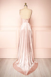 Prom Dress 2025 Dusty Pink Spaghetti Strap Prom Dress 20578-unique elegant Prom Dresses-Dusty Pink-US2-vigocouture