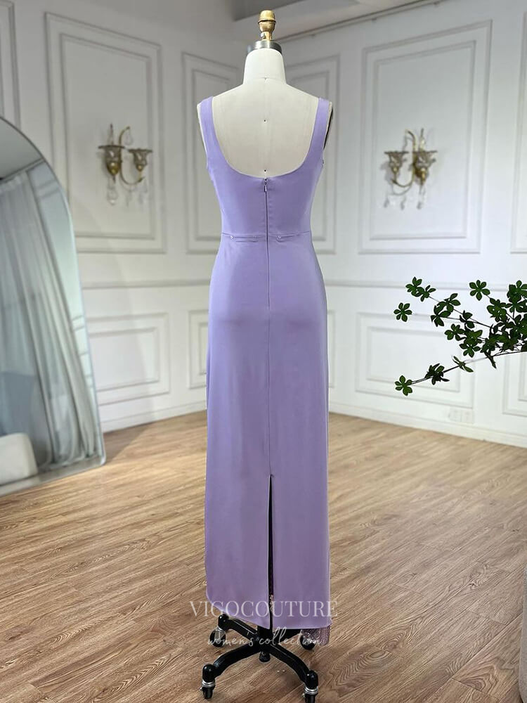 Prom Dress 2025 Elegant Satin Mermaid Prom Dresses with Removable Train Butterfly Lace Formal Dress 24529-unique elegant Prom Dresses-Lavender-US2-vigocouture