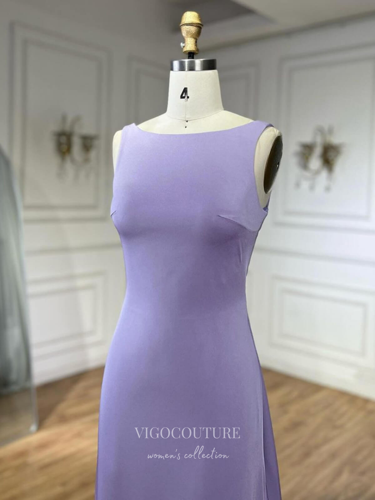 Prom Dress 2025 Elegant Satin Mermaid Prom Dresses with Removable Train Butterfly Lace Formal Dress 24529-unique elegant Prom Dresses-Lavender-US2-vigocouture