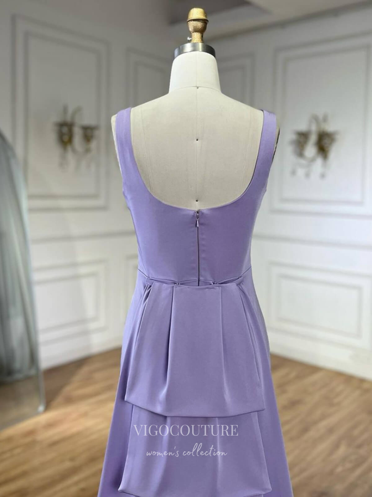 Prom Dress 2025 Elegant Satin Mermaid Prom Dresses with Removable Train Butterfly Lace Formal Dress 24529-unique elegant Prom Dresses-Lavender-US2-vigocouture