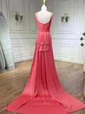 Prom Dress 2025 Elegant Satin Mermaid Prom Dresses with Removable Train Butterfly Lace Formal Dress 24529-unique elegant Prom Dresses-Lavender-US2-vigocouture