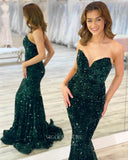 Prom Dress 2025 Emerald Green Sequin Prom Dresses Mermaid Evening Dress 21693-unique elegant Prom Dresses-Green-US2-A-vigocouture