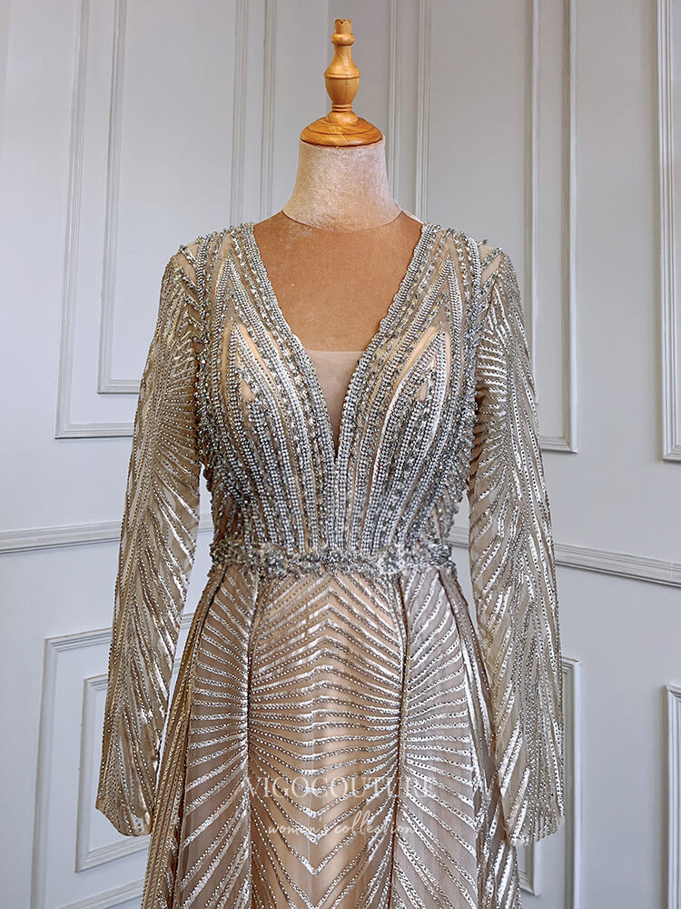Geometric Lace Prom Dresses Long Sleeve Mother of the Bride Dresses 22069 Blue / US8 Geometric Lace Prom Dresses Long Sleeve Mother of the Bride Dresses 22069 Blue / US8