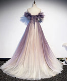 Prom Dress 2025 Gradient Strapless Sparkly Tulle Prom Dress 20915-unique elegant Prom Dresses-Gradient-Custom Size-vigocouture