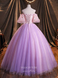 Prom Dress 2025 Lace Applique Quinceanera Dresses Off the Shoulder Sweet 15 Dresses 21392-unique elegant Prom Dresses-As Pictured-Custom Size-vigocouture