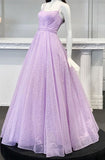 Prom Dress 2025 Lavender Sparkly Tulle Prom Dresses Spaghetti Strap Formal Dress 20384-unique elegant Prom Dresses-Lavender-US2-vigocouture