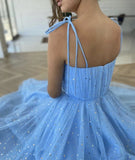 Short Prom Dresses 2025 Light Blue Homecoming Dress Maxi Hoco Dress hc016-Prom Dresses-vigocouture-vigocouture