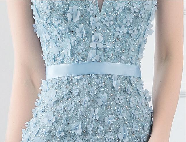 Prom Dress 2025 Light Blue Off the Shoulder 3D Flower Prom Dress 20781-unique elegant Prom Dresses-Light Blue-US2-vigocouture