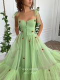 Short Prom Dresses 2025 Light Green Hoco Dresses Spaghetti Strap Maxi Dresses hc157-Prom Dresses-vigocouture-vigocouture