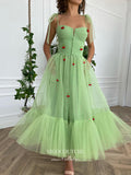 Short Prom Dresses 2025 Light Green Hoco Dresses Spaghetti Strap Maxi Dresses hc157-Prom Dresses-vigocouture-Light Green-US2-vigocouture