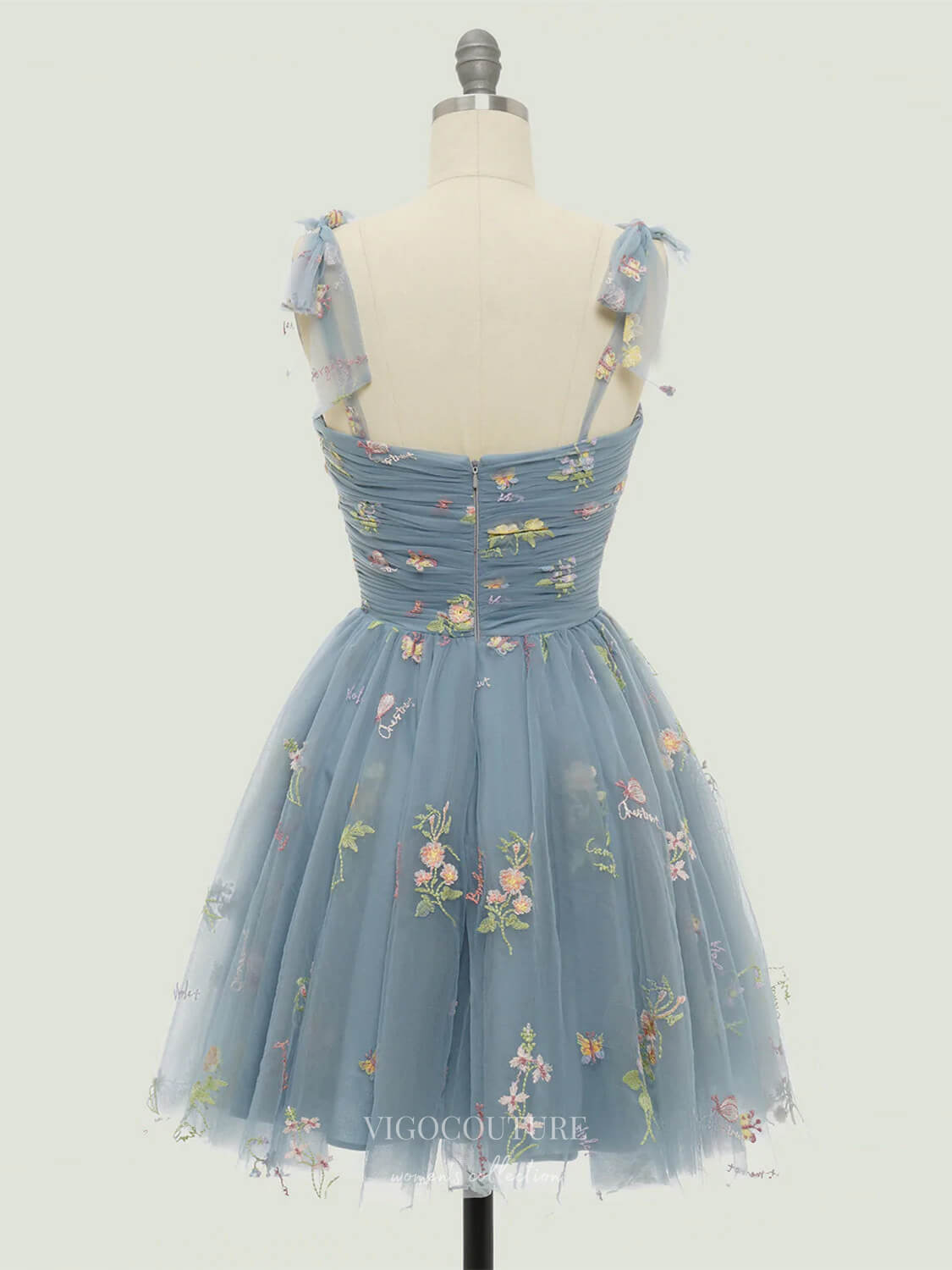 Light Green Lace Applique Homecoming Dress Spaghetti Strap Floral Short Prom Dress 24462 Light Green / 16W Light Green Lace Applique Homecoming Dress Spaghetti Strap Floral Short Prom Dress 24462 Light Green / 16W