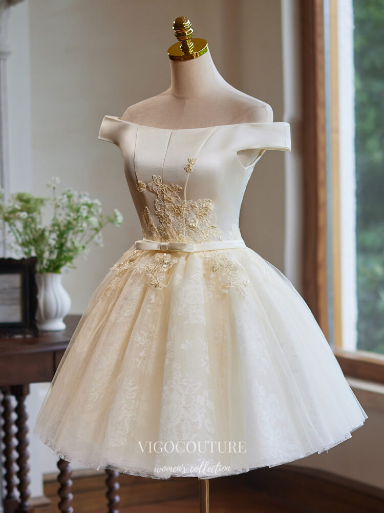 8th Grade Graduation Dresses Knee Length Occasion Dresses Modest Simple White Beading Sequins Homecoming Graduation Dresses 8th Grade Graduation Dresses Knee Length Occasion Dresses Modest Simple White Beading Sequins Homecoming Graduation Dresses